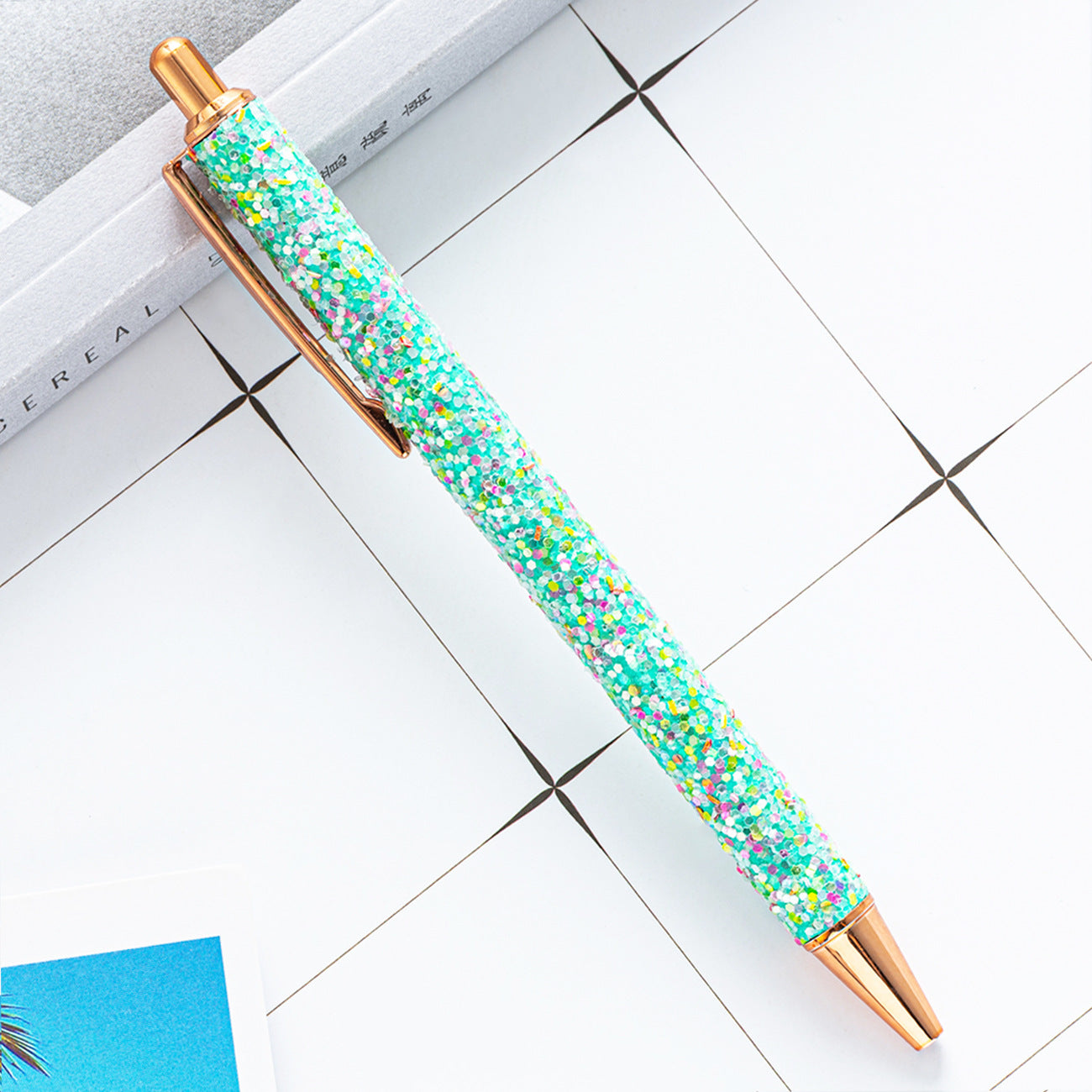 Whoelsale Pens Gold Powder Metal Pen Fashion Office Tools Teacher Gift